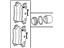Mopar 5083853AB Brake Pads, Front