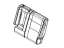 Mopar 6VE25LA3AA Cover Rear Seat Back Left