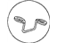 Mopar 4716068 Striker, Front