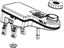 Mopar 68038557AA Reservoir Brake Master Cylinder