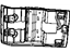Mopar 68068150AA Retainer Overhead Console