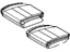 Mopar 1UP96BD3AA Cover Rear Seat Cushion