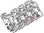 Mopar 53020987AB Head Cylinder Left