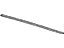Mopar 4574592AF Reveal Molding, Front Upper