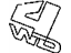 Mopar 5JN44CA1AC Decal, Silver