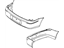 Mopar 4805776AC Bumper Cover, Rear