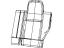 Mopar 6FG73HL1AA Cover Rear Seat Back Left