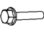Mopar 6104183AA Bolt Hexagon Flange Head M6X1.0X30.00
