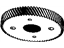 Mopar 68021260AB Gear Transfer (70 Teeth), 41 Tooth Spline & Bearing Cone