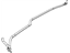 Mopar 4865497AA Washer Hose, Front