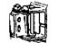 Mopar 55076205 Hinge, Lower, Rear