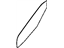 Mopar 5065484AA Glass Rear Door