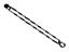 Mopar 68055222AA Lift Cylinder, Passenger Side
