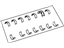 Mopar 4429274 Bearing Kit Crankshaft 1.00Mm Oversize