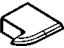 Mopar 68027844AA Cap Rail Rear