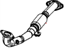 Mopar 68081930AG Front Pipe