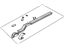 Mopar 4580298AD Rail Frame Side, Rear Passenger Side