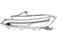 Mopar 68321886AA Lamp Parking And Turn Signal