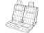 Mopar 68100275AA Seat Back Pad, Rear Driver Side