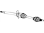 Mopar 52123540AC Axle Assembly, Front Passenger Side