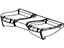 Mopar 68083608AA Foam Seat Cushion Rear