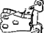 Mopar 55369188AB Hinge Rear Door Lower Lower