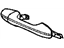 Mopar 4589036AA Handle, Outside Bezel, Black, Rear Outer Passenger Side