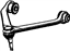 Mopar 52106577AH Arm Upper Control Front