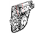 Mopar 68002889AA Window Regulator, Rear Driver Side