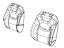Mopar 6SS87DX9AB Cover Front Seat Back