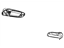 Mopar 55362215AA Handle, Outside, Black, Rear Outer Driver Side