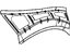 Mopar 4878375AB Reinforcement, Rear Driver Side