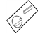 Mopar 4878351AC Fuel Door, Rear
