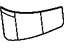 Mopar 1HP01XDVAC Bezel Seat Belt Quarter Trim