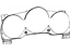 Mopar 68001782AA Cluster Lens