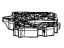 Mopar 5078963AA Transfer Plate Aluminum Valve Body