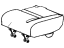 Mopar 1QM39XDVAA Cover Rear Seat Cushion 40 % Side