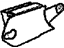Mopar 5016165AA Cover Seat Latch