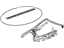 Mopar UF30DX9AB Molding Windshield Garnish