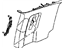 Mopar 55350982AC Center Belt Assembly Adjuster, Rear