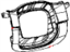Mopar 1VU77HL9AB Gap Hider Steering Column Shroud
