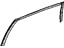 Mopar 4894359AH Weatherstrip Rear Door Header