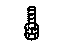 Mopar MF240025 Pad Bolt