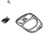 Mopar SF611L2AA Console Assembly, Beige