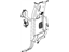 Mopar 5KS941DVAA Lap & Shoulder Belt, Gray, Front Outer Passenger Side
