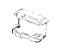 Mopar HL28SC3 Cover, Liftgate Center High Mounted Stop Lamp Access
