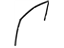 Mopar 55112366AI Run Weatherstrip, Front Passenger Side