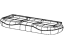 Mopar 6AM06LXHAA Cover Rear Seat Cushion