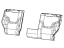 Mopar 6SH06LXHAA Cover Rear Seat Back