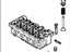 Mopar 68263116AA Head Cylinder With Valves